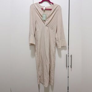 H&M knot detail dress